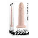 EVOLVED 6INCH VIBRATING DONG, LIGHT FLESH