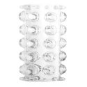 Zestaw nakładek na penisa Super Stretch Tickler Sleeve