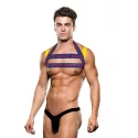 ENVY LOGO HARNESS BLACK WHITE, L/XL