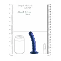 Beaded g-spot dildo - 5'' / 13 cm