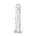 Dildo transparentne 8" King Cock