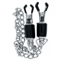 Łańczuszek z klipsami na sutki Nipple Clamps Strong Chain