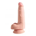 Realistyzne dildo Triple Density With Balls 13 cm