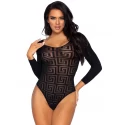 Bodystocking Body Mosaic Snap Crotch Bodysuit