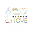 Naklejki Pride Bodyjewels Sticker