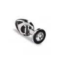 Średni stalowy korek analny Weighted Steel Butt Plug M