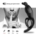RabbitVibration Cock Ring with remote