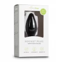 Korek analny - Small Black Silicone Buttplug S