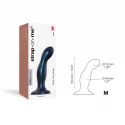 DILDO PLUG SNAKY BLEU METALLIC - M