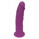 REAL LOVE DILDO 7.5INCH FUCHSIA