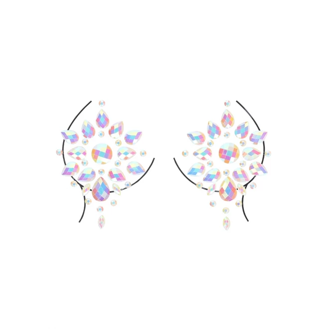 Body jewelry stickers - nipples - glow in the dark