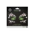 Body jewelry stickers - face - glow in the dark