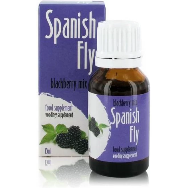 Pobudzające krople o zapachu jeżyn Spanish Drops Blackberry Mix 15ml