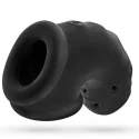 [sil/tpr] airlock air-lite vented chastity black ice