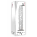 ADAM ET EVE CRYSTAL CLEAR 8 INCH DONG