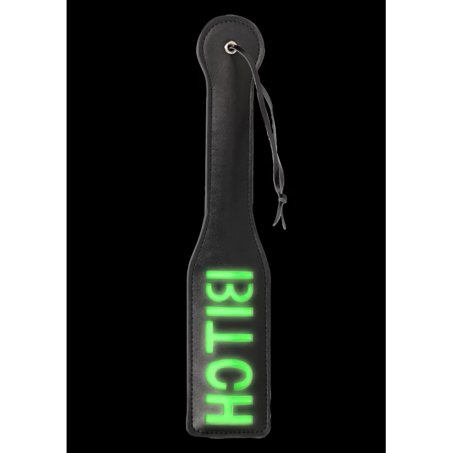 'bitch'' paddle - glow in the dark