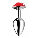 Korek analny - Red Rose Butt Plug Small