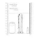 Straight realistic dildo suction cup - 7'' / 18