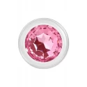 ADAM ET EVE PINK GEM GLASS PLUG SMALL