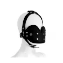 Xx-dreamstoys leder-mund knebel maske