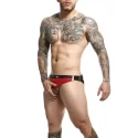 Bielizna jockstrap z ringiem metalowym