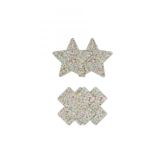 Pasties Star & Cross 2 Pair