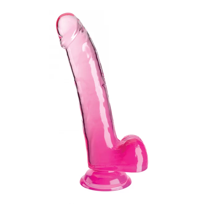 King Cock Clear 9" w balls