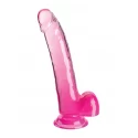 King Cock Clear 9" w balls