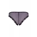 BARELY BARE DOUBLE WINDOW PANTY BLACK