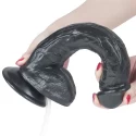 Dildo z przyssawką i z funkcją wytrysku 11"