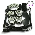 BDSM Set Crazy Moments 8 Pieces Black/White Guilty
