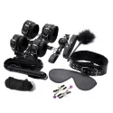 BDSM Set 10 Pieces Control Me Black Guilty Toys
