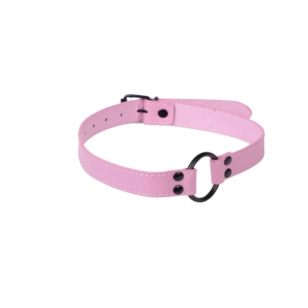 Ballgag Open Mouth with Metal Ring Pink Guilty Toy