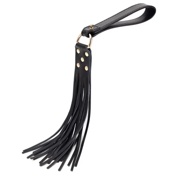 Whip Black Fetish Black 45 cm Passion Labs