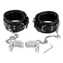 Kajdanki z pierścieniem na penisa Fetish Collection Hand Cuffs & Cock Ring