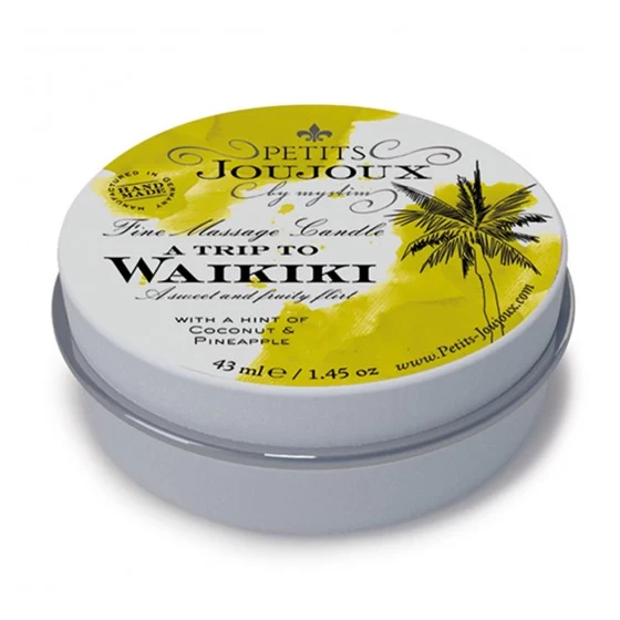 Świeczka do masażu Petits Joujoux A Trip To Waikiki 43 ml