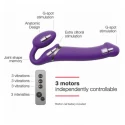Strap-on z wibracją XL