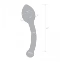 Dildo analne Pure Indulgence Glass Anal Slider