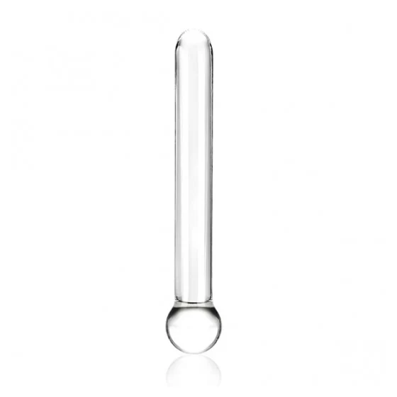 Klasyczne gładkie dildo Straight Glass