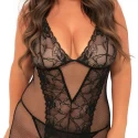 DECONSTRUCT ME CHEMISE 2PC SET, XL/2XL