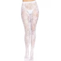 Rajstopy Seamless Floral Lace Tights