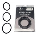Spartacus black seamless stainless steel c-ring set-1.5", 1.75" & 2"