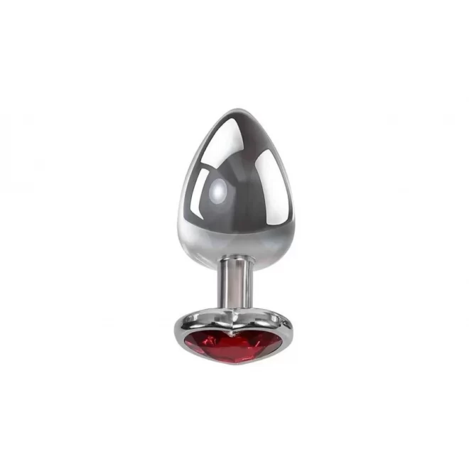 A&E ADAMS RED HEART GEM ANAL PLUG SMALL