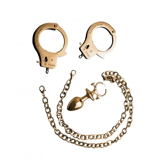 Butt plug & binding chain set(including handcuffs)