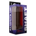 SHAFT MODEL A 9.5 INCH LIQUID SILICONE DONG WITH BALLS PINE