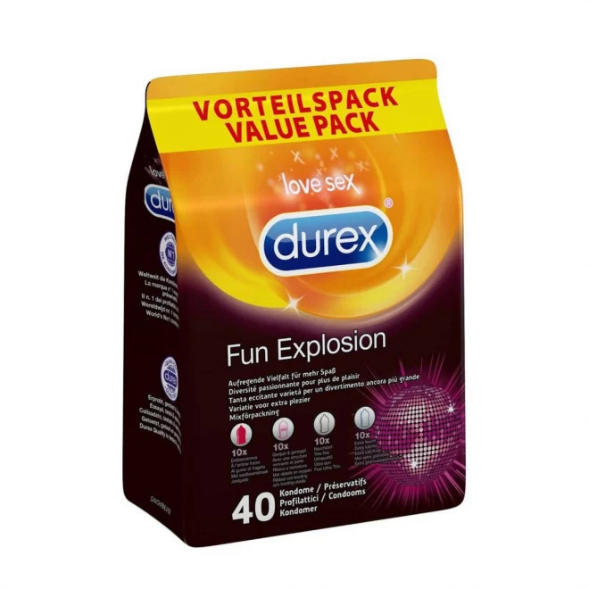 Mix prezerwatywy Durex Fun Explosion 40szt.