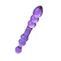 Dildo, pink, glass, 22,8 cm