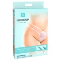 Stringi z wibrującym krokiem HookUp Remote Bow-Tie G-String +Size