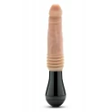 DR. SKIN SILICONE DR. KNIGHT THRUSTING GYRATING VIBRATING DILDO BEIGE