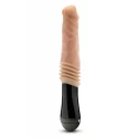 DR. SKIN SILICONE DR. KNIGHT THRUSTING GYRATING VIBRATING DILDO BEIGE